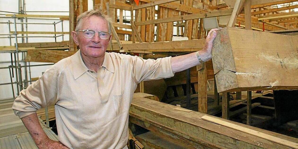 Raymond Labbé, un grand monsieur de Saint-Malo, auquel le patrimoine maritime doit beaucoup. |