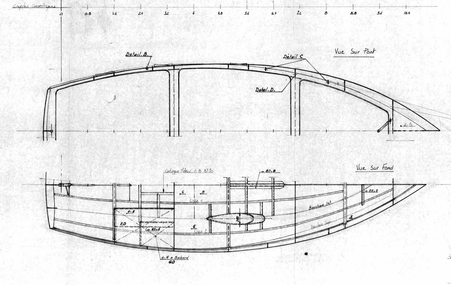 Structure vue d'en haut