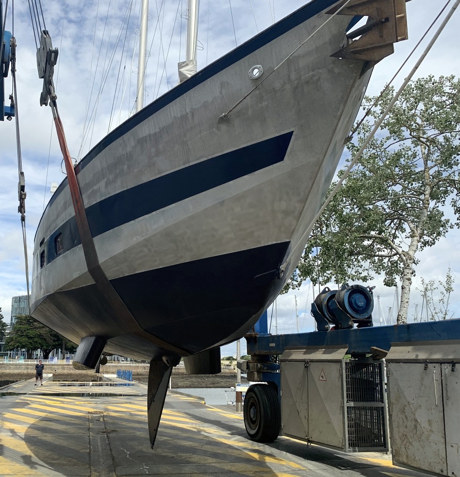 Remise à l'eau après le grand carénage de juin 2025