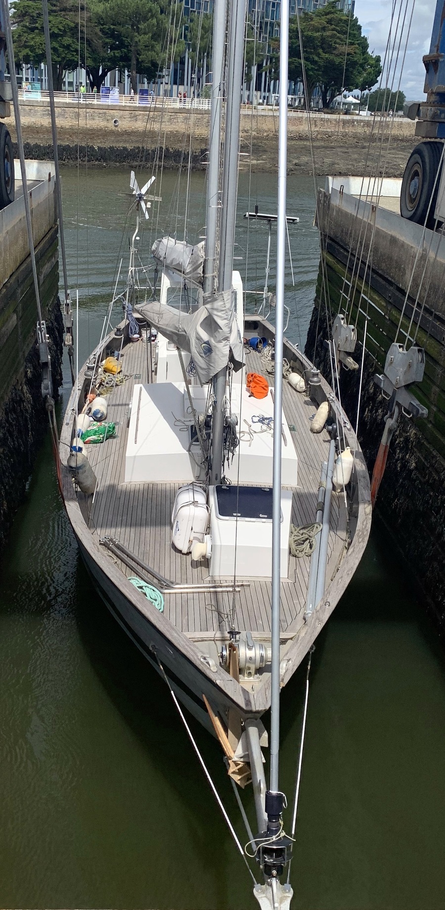 Le pont et son pavois